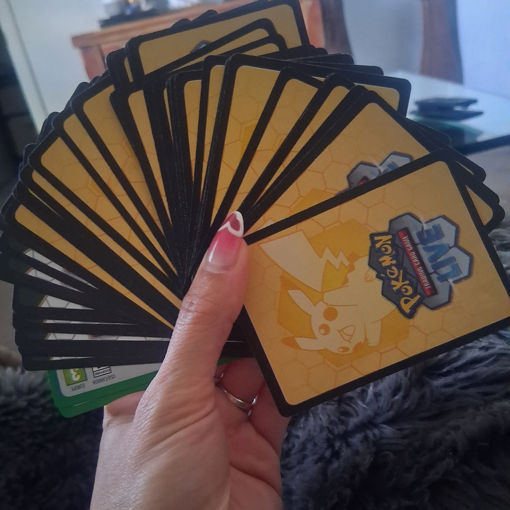 50 Code Cards For Rewards On Pokemon Game App